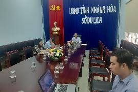Khanh Hoa Department of Tourism participates in an online meeting on attracting international tourists