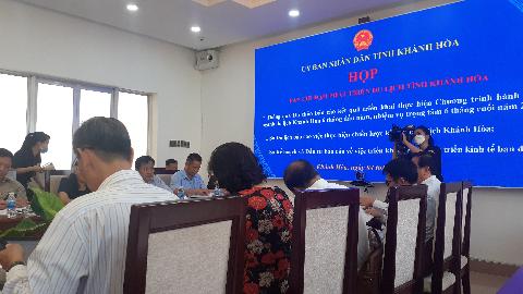 Ban Chỉ đạo Phát triển du lịch họp đánh giá Chương trình hành động Ngành du lịch Khánh Hòa 6 tháng đầu năm 2022