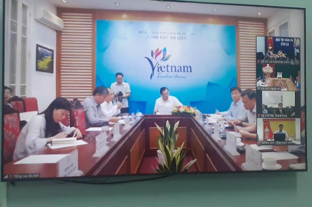 Khanh Hoa観光局が国際観光客誘致に関するオンライン会議に参加