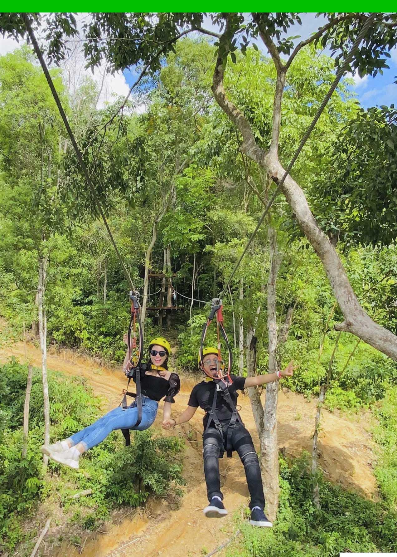 Zipline Canopy Tour -một trải nghiệm hấp dẫn ở Kong Forest